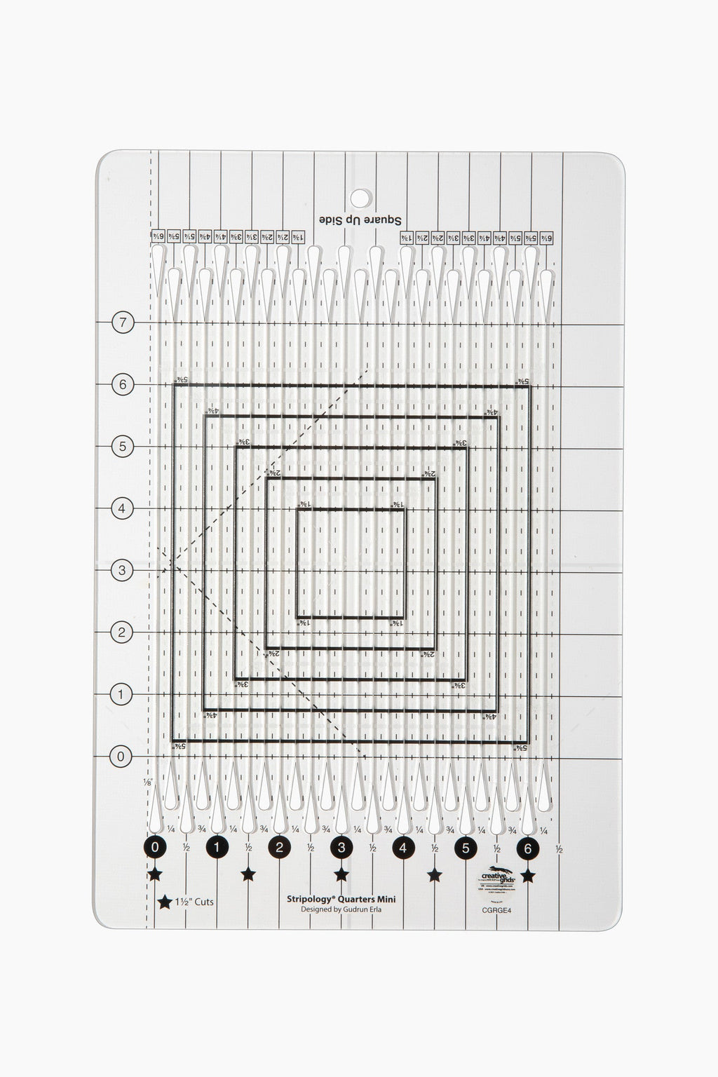 Stripology© Quarters MINI Ruler CGRGE4