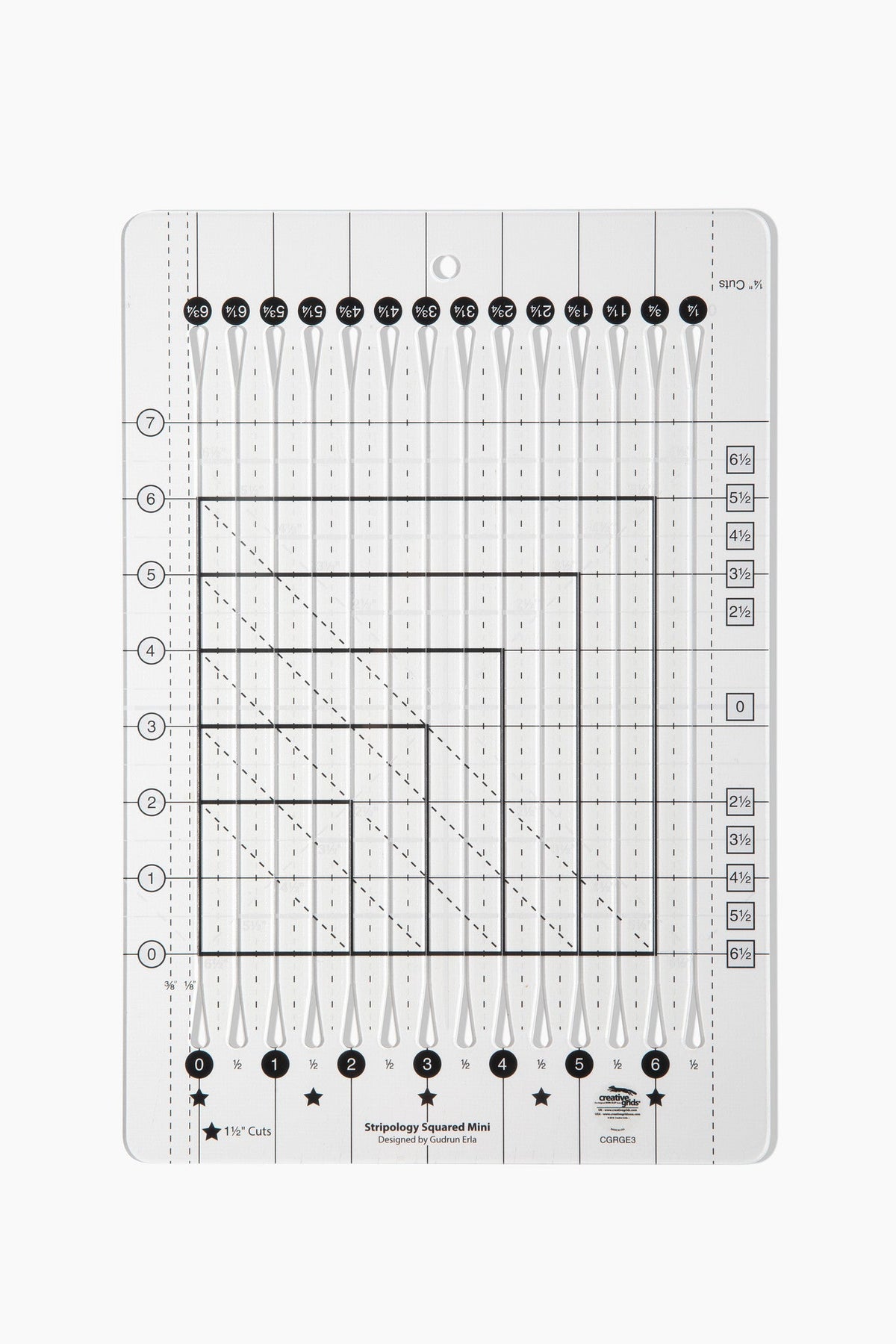 Stripology© Squared MINI Ruler CGRGE3